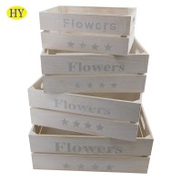 Wholesale Shabby Chic Wooden Crate Box For Storage