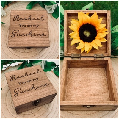 Be Our Guest Wooden Gift Box Memory Birthday Christmas