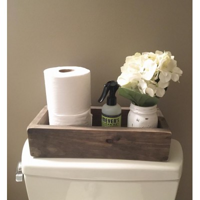 Toilet paper holder / Nice Butt / Wood Box / Bath Storage / Farmhouse Bathroom Decor / The Poop Palace