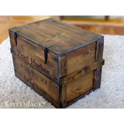 Crate Box cargo box Chest table "Pearl Harbor"